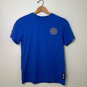 Adidas Real Madrid Blue Boys Kids Tee Size 13/14 year
